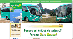 Desktop Screenshot of domboscoturismo.com.br